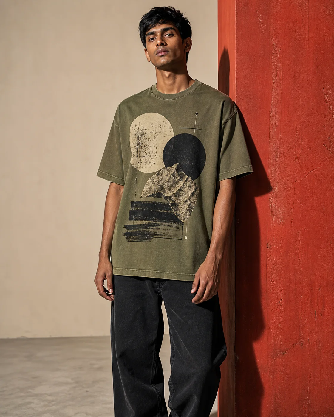 Field Test Tee in Olive